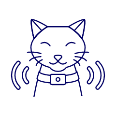 Cat Smart Collar Illustration from UX Line Set