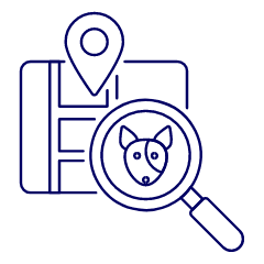 Finding Dog Illustration from UX Line Set