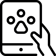 Pet Tracking Tablet Icon from Ultimate Light Set