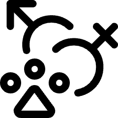 Breeding Gender Symbols Icon from Ultimate Regular Set