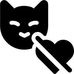 Cat Incompartible Icon from Ultimate Bold Set