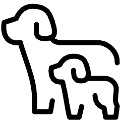 Dog Parenting Icon from Ultimate Light Set