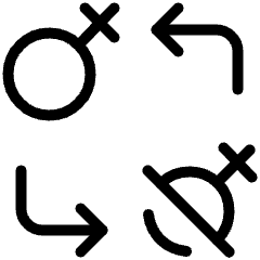 Female Stablelization Undo Redo Icon from Ultimate Light Set