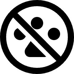 Pets Forbidden Alternate Icon from Ultimate Bold Set