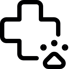 Pets Paw Hospital Icon from Ultimate Regular Set