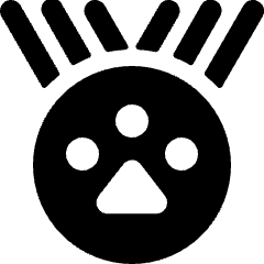 Pets Paw Medal Icon from Ultimate Bold Set