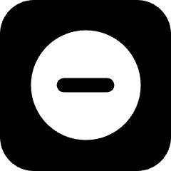 Do Not Disturb Mode Rectangle Icon from Ultimate Bold Set