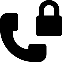 Phone Action Lock Icon from Nova Solid Set