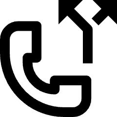 Phone Action Split Call Icon from Nova Line Set