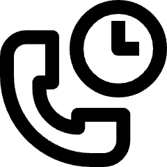 Phone Action Timer Schedule Clock Icon from Nova Line Set