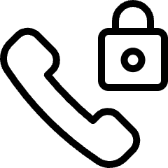 Phone Actions Lock Icon from Ultimate Light Set
