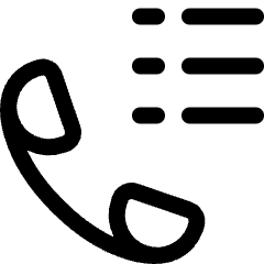 Phone Actions Menu 1 Icon from Ultimate Regular Set