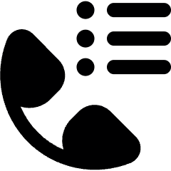 Phone Actions Menu 1 Icon from Ultimate Bold Set