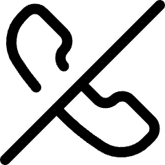 Phone Actions Off Icon from Ultimate Regular Set