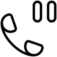 Phone Actions Pause 1 Icon from Ultimate Light Set
