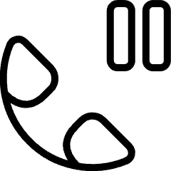 Phone Actions Pause 1 Icon from Ultimate Light Set