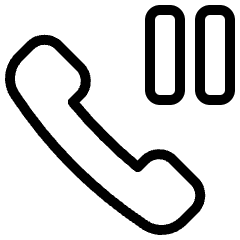 Phone Actions Pause Icon from Ultimate Light Set