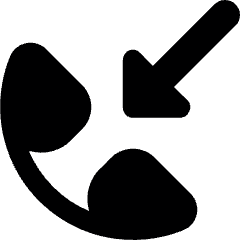 Phone Actions Receive 1 Icon from Ultimate Bold Set
