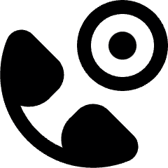 Phone Actions Record 1 Icon from Ultimate Bold Set