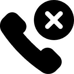 Phone Actions Remove Icon from Ultimate Bold Set