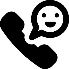 Phone Actions Smile Icon from Ultimate Bold Set