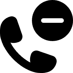 Phone Actions Subtract 1 Icon from Ultimate Bold Set