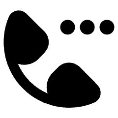 Phone Actions Wait 1 Icon from Ultimate Bold Set