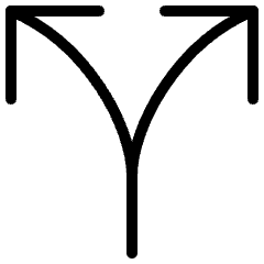 Phone Call Split Icon from Ultimate Light Set