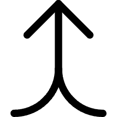 Phone Merge Icon from Ultimate Regular Set
