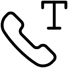 Teletype Text Type Icon from Ultimate Light Set