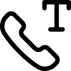 Teletype Text Type Icon from Ultimate Regular Set