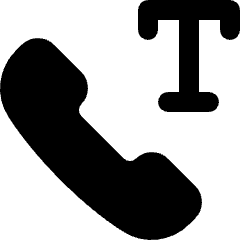 Teletype Text Type Icon from Ultimate Bold Set