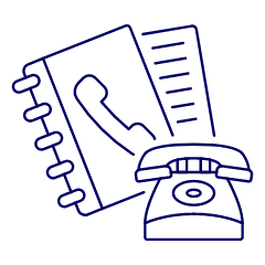 Phone Book 3 Illustration from UX Line Set