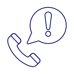 Call Alert Illustration from UX Line Set
