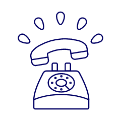 Phone Ringing Illustration from UX Line Set