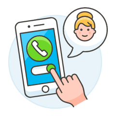 Receive Call 4 Illustration from UX Colors Set