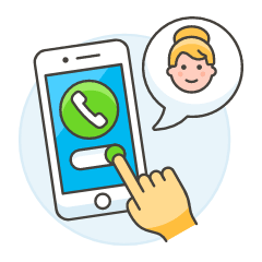 Receive Call 5 Illustration from UX Colors Set
