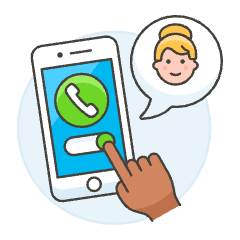 Receive Call 6 Illustration from UX Colors Set