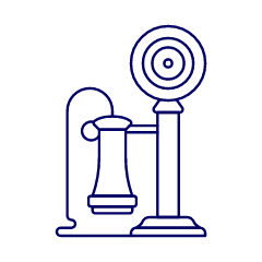 Old Telephone Illustration from UX Line Set