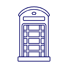 Phone Booth Illustration from UX Line Set
