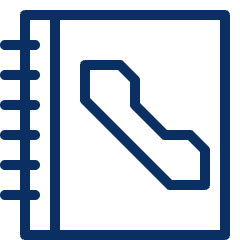 Contact List 2 Icon from Cyber Line Set