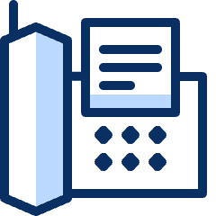 Fax Machine Icon from Cyber Duotone Set