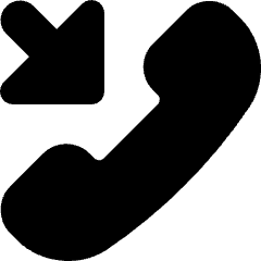 Incoming Call Icon from Micro Solid Set