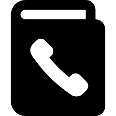 Phone Book Icon from Ultimate Bold Set