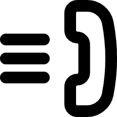 Phone Call Log History Icon from Micro Line Set