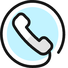 Phone Circle Icon from Ultimate Colors Set