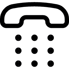 Phone Dial Icon from Ultimate Regular Set