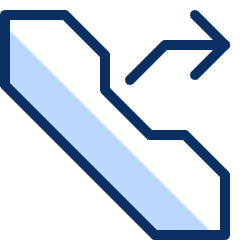 Phone Forward Icon from Cyber Duotone Set