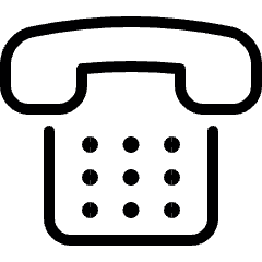 Phone Landline Icon from Ultimate Light Set