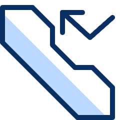 Phone Miss Call Icon from Cyber Duotone Set